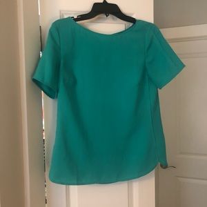 ⭐️2 for $15⭐️ Teal blouse with back cut-out